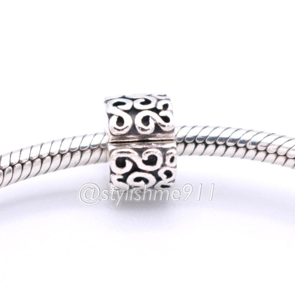 Authentic PANDORA  Swirls Clips - Picture 4 of 12